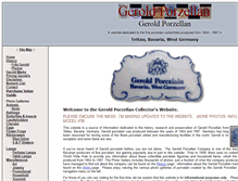 Tablet Screenshot of gerold-porzellan.com